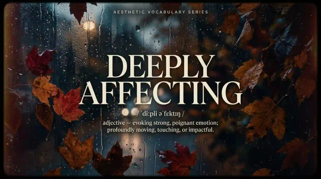 synonyms-Deeply-Affecting