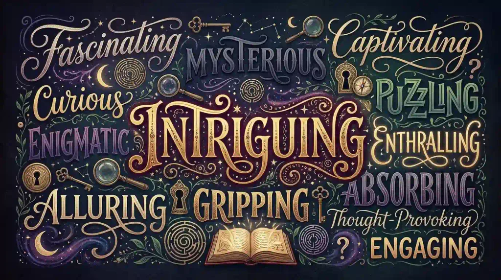 100 Synonyms of Intriguing: Interesting Make Your Writing Better synonyms-of-intriguing