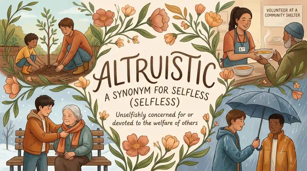 100 Selfless Synonyms: Describe a Caring and Generous Person synonyms-of-intriguing