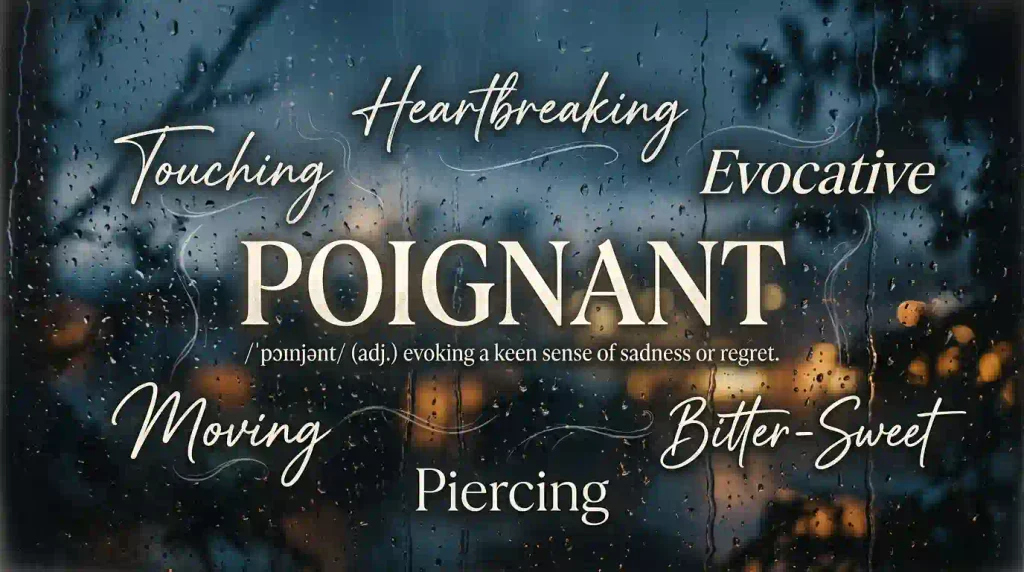 synonyms-of-poignant